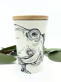 Lidded Octopus Jar/ Travel Mug