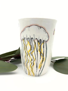 Jellyfish and Rainbow mug