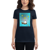 Sailor bunny women's short sleeve t-shirt